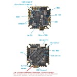 JHEMCU GHF411AIO-HD 40A F411 ICM42688P Flight Controller BLHELIS 40A 4in1 ESC 3-6S for Toothpick Ducted Drones DIY Parts